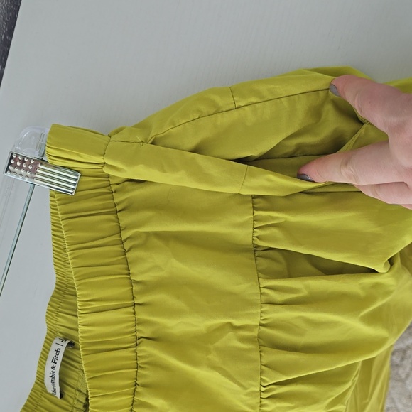 Abercrombie&Fitch Poplin Tiered Maxi Skirt Size LP - Picture 5 of 8